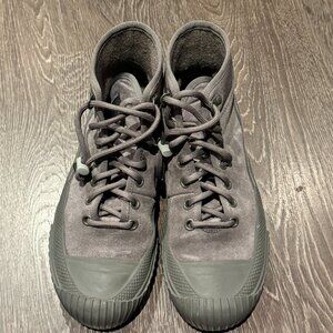 Stone Island x Diemme Suede High-Top Sneakers – Grey – Made in Italy – EU 40 US